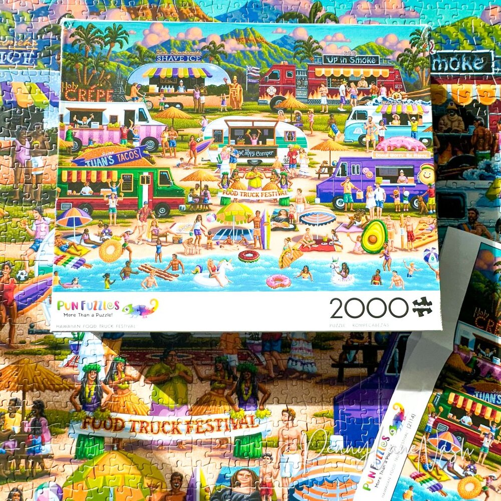 Buffalo Games Hawaiian Food Truck Festival 2000 Piece Jigsaw Puzzle - Picture 10 of 14